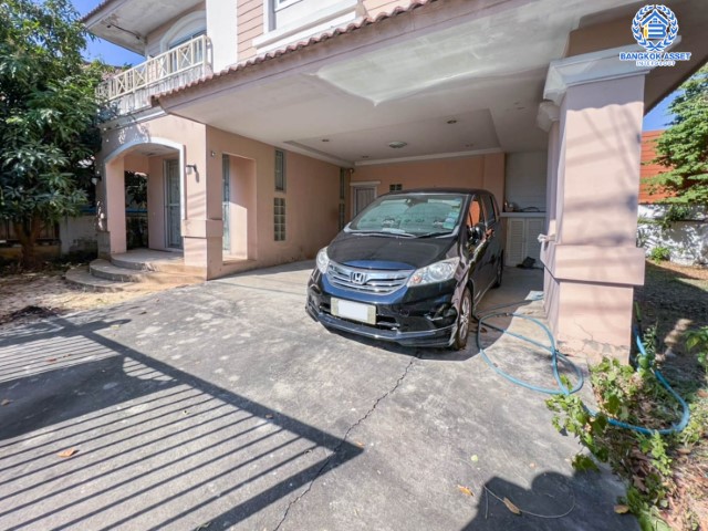 *****บ้านเดี่ยวมือสองย่านนนทบุรี ม.ศิลปการพาร์ค2 วัดลาดปลาดุก หลังมุม! เนื้อที่ 86.2 ตร.ว. ฟังก์ชัน 3 ห้องนอน 3 ห้องน้ำ 2 ที่จอดรถ บ้านทำเลดี พร้อมอยู่ เพียง 7 นาทีก็ถึงรถไฟฟ้าสายสีม่วง "สถานีคลองบางไผ่" และเซ็นทรัลเวสต์เกต